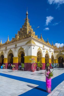 Mikail Pagoda anıt, Myanmar