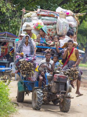 Myanmar Birmanya çiftçiler