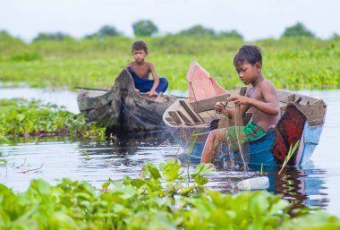 Tonle sap Gölü Kamboçya