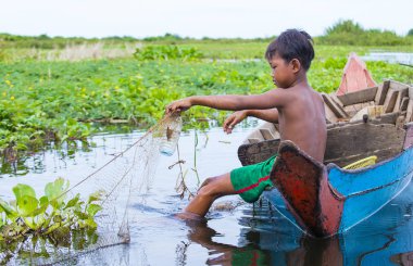 Tonle sap Gölü Kamboçya