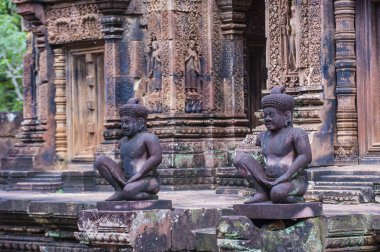 Kamboçya'da Banteay Srei Tapınağı