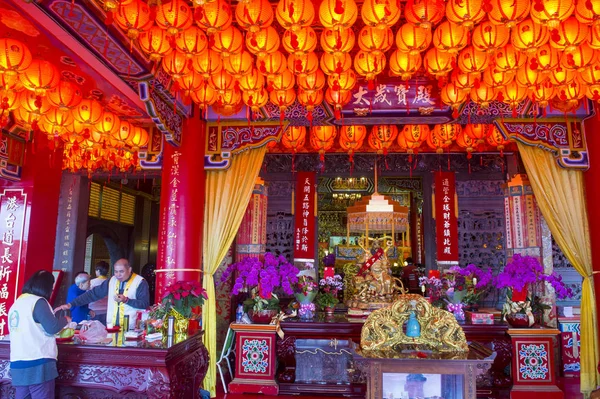 Tempio di Chih Nan a Taipei — Foto Stock