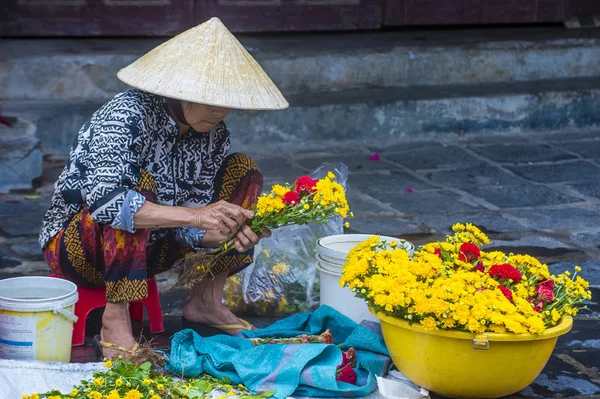 Mercado em Hoi An Vietnam — Fotografia de Stock