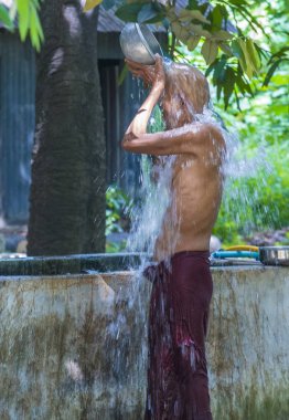 Rahipler at Mahagandayon Manastırı Myanmar