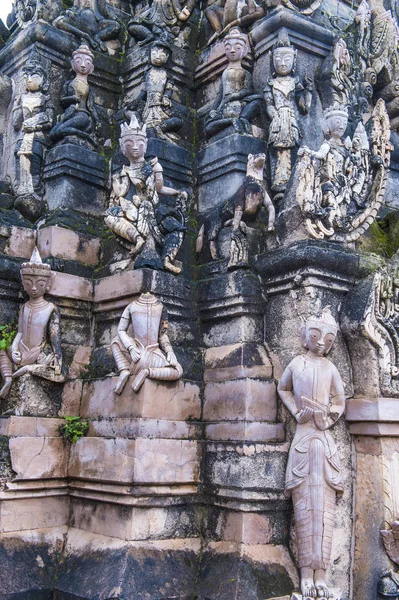 Kakku pagode Myanmar — Stockfoto