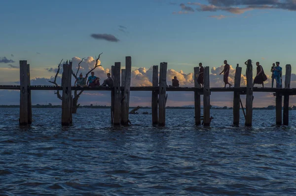 U Bein Bridge Myanmar —  Fotos de Stock