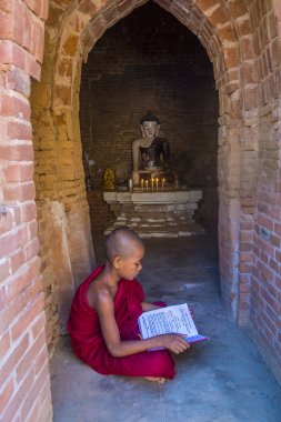 Acemi keşiş bagan Myanmar içinde