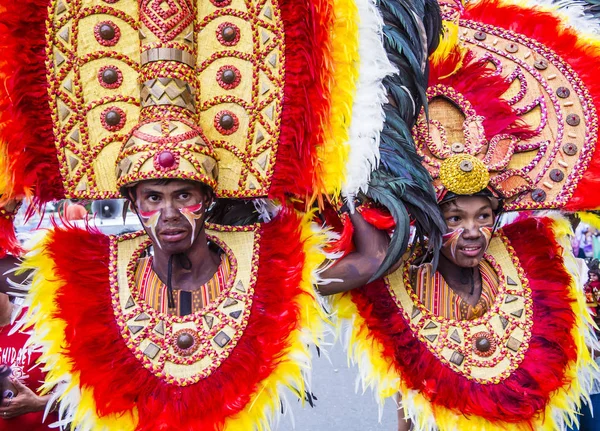 2018 διαγωνισμού Dinagyang Φεστιβάλ — Φωτογραφία Αρχείου