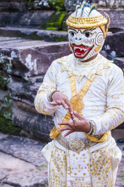 Kamboçyalılar Apsara dansçılar