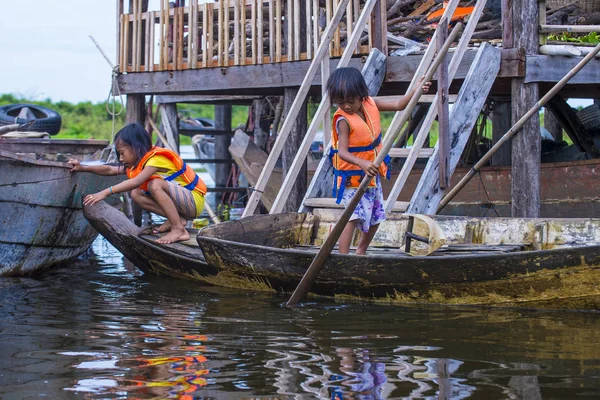 Tonle sap Gölü Kamboçya — Stok fotoğraf