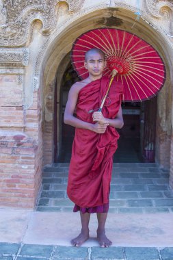 Acemi keşiş bagan Myanmar içinde