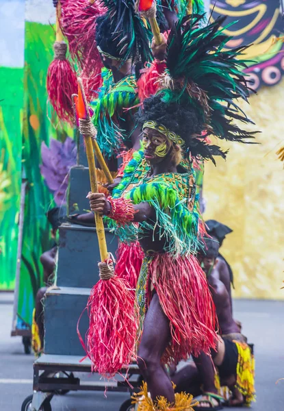 2018 Dinagyang fesztivál — Stock Fotó