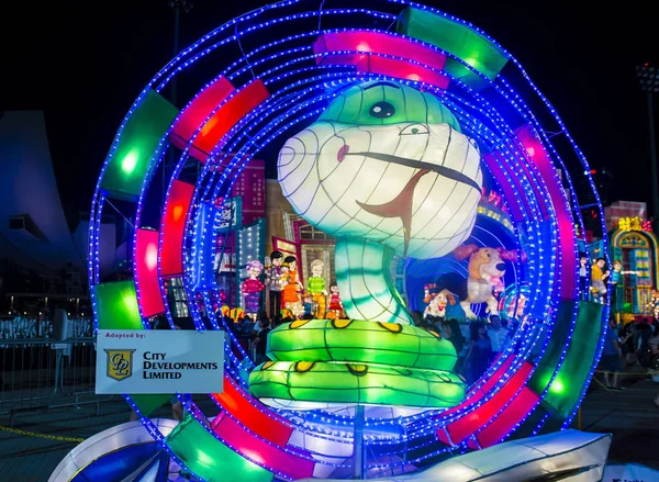 Singapore 2018 River Hongbao — Stock Photo, Image