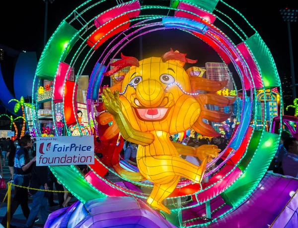 Hongbao rzeka Singapur 2018 — Zdjęcie stockowe