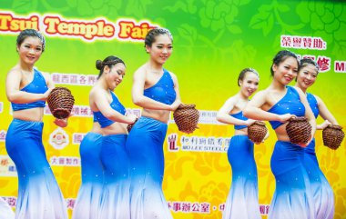 14 Tai Kok Tsui tapınağın içinde Hong Kong Fuarı.