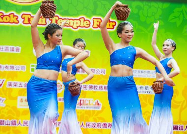 14 Tai Kok Tsui tapınağın içinde Hong Kong Fuarı.