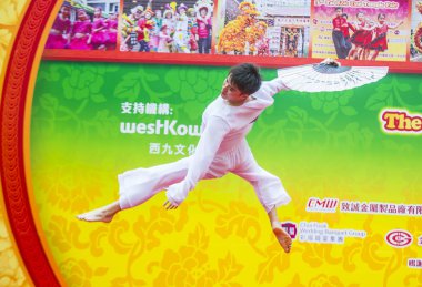 14 Tai Kok Tsui tapınağın içinde Hong Kong Fuarı.