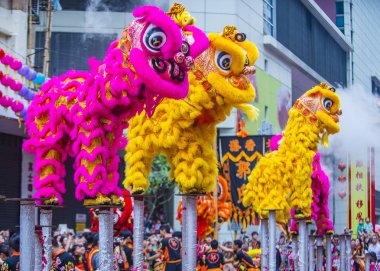 14 Tai Kok Tsui tapınağın içinde Hong Kong Fuarı.