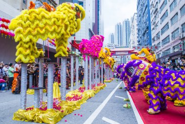 14 Tai Kok Tsui tapınağın içinde Hong Kong Fuarı.