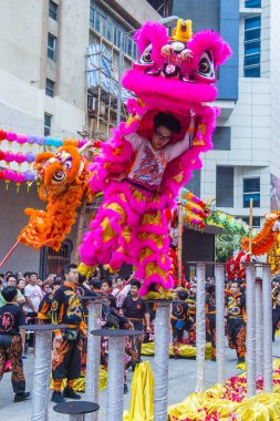 14 Tai Kok Tsui tapınağın içinde Hong Kong Fuarı.