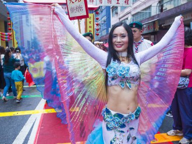 14 Tai Kok Tsui tapınağın içinde Hong Kong Fuarı.