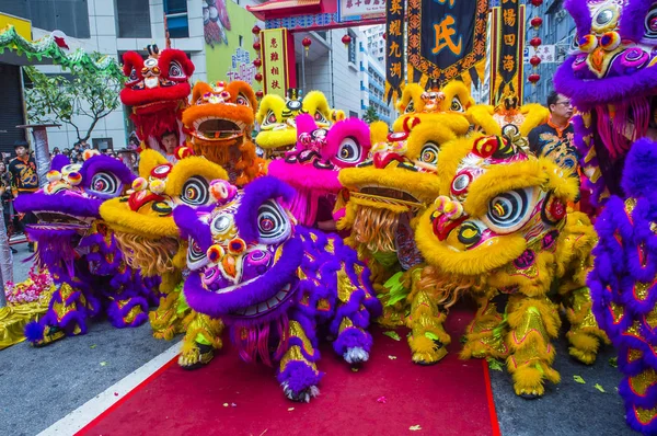 La 14esima fiera del tempio Tai Kok Tsui a Hong Kong . — Foto Stock