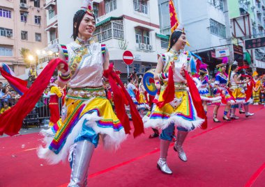 14 Tai Kok Tsui tapınağın içinde Hong Kong Fuarı.