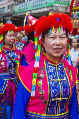 14 Tai Kok Tsui tapınağın içinde Hong Kong Fuarı.