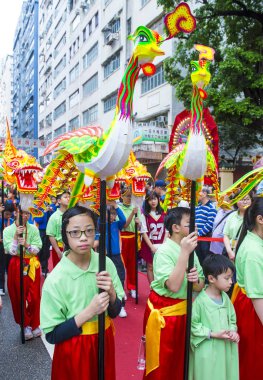 14 Tai Kok Tsui tapınağın içinde Hong Kong Fuarı.