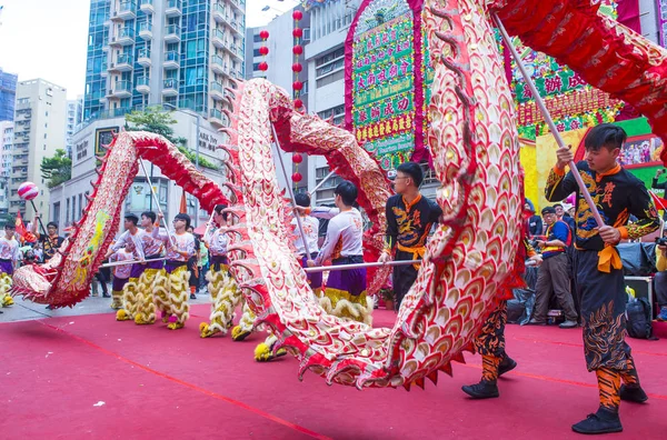 Târgul Templului Tai Kok Tsui din Hong Kong . — Fotografie, imagine de stoc