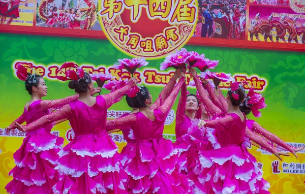 La 14ª feria del templo Tai Kok Tsui en Hong Kong . — Foto de Stock