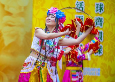 14 Tai Kok Tsui tapınağın içinde Hong Kong Fuarı.