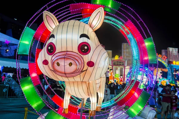 Singapore 2018 River Hongbao — Stock Photo, Image