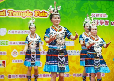 14 Tai Kok Tsui tapınağın içinde Hong Kong Fuarı.