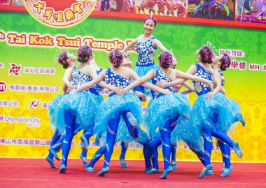 14 Tai Kok Tsui tapınağın içinde Hong Kong Fuarı.