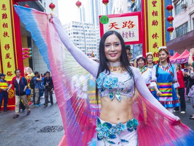14 Tai Kok Tsui tapınağın içinde Hong Kong Fuarı.
