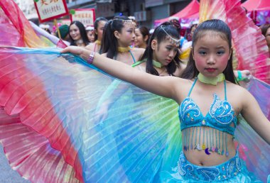 14 Tai Kok Tsui tapınağın içinde Hong Kong Fuarı.