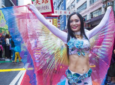 14 Tai Kok Tsui tapınağın içinde Hong Kong Fuarı.