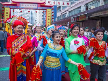 14 Tai Kok Tsui tapınağın içinde Hong Kong Fuarı.
