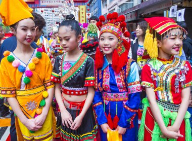 14 Tai Kok Tsui tapınağın içinde Hong Kong Fuarı.