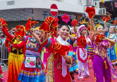 14 Tai Kok Tsui tapınağın içinde Hong Kong Fuarı.