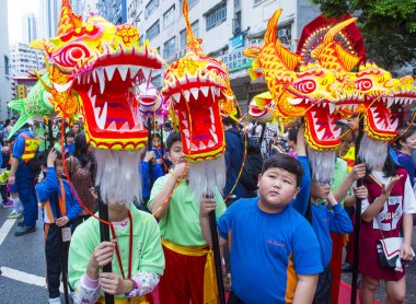 14 Tai Kok Tsui tapınağın içinde Hong Kong Fuarı.