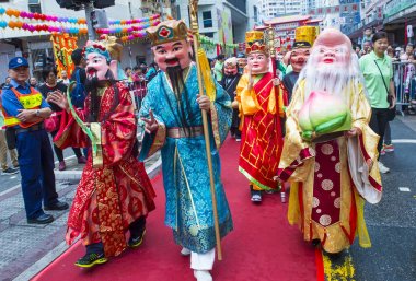14 Tai Kok Tsui tapınağın içinde Hong Kong Fuarı.