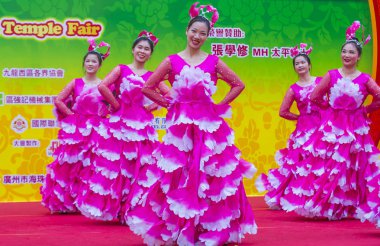 14 Tai Kok Tsui tapınağın içinde Hong Kong Fuarı.