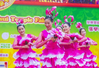 14 Tai Kok Tsui tapınağın içinde Hong Kong Fuarı.