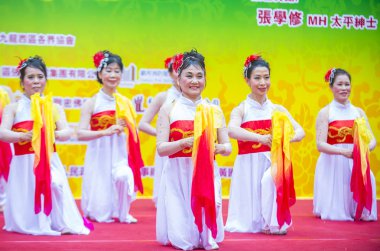 14 Tai Kok Tsui tapınağın içinde Hong Kong Fuarı.