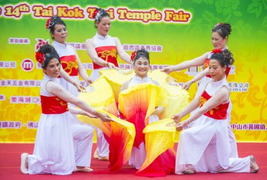 14 Tai Kok Tsui tapınağın içinde Hong Kong Fuarı.