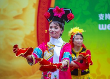14 Tai Kok Tsui tapınağın içinde Hong Kong Fuarı.