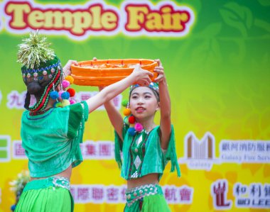 14 Tai Kok Tsui tapınağın içinde Hong Kong Fuarı.
