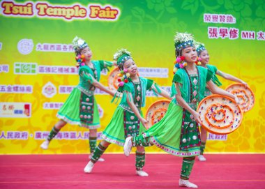 14 Tai Kok Tsui tapınağın içinde Hong Kong Fuarı.
